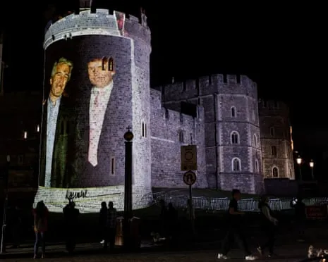 Four Arrested After Projections of Donald Trump and Epstein Displayed on Royal Windsor Castle